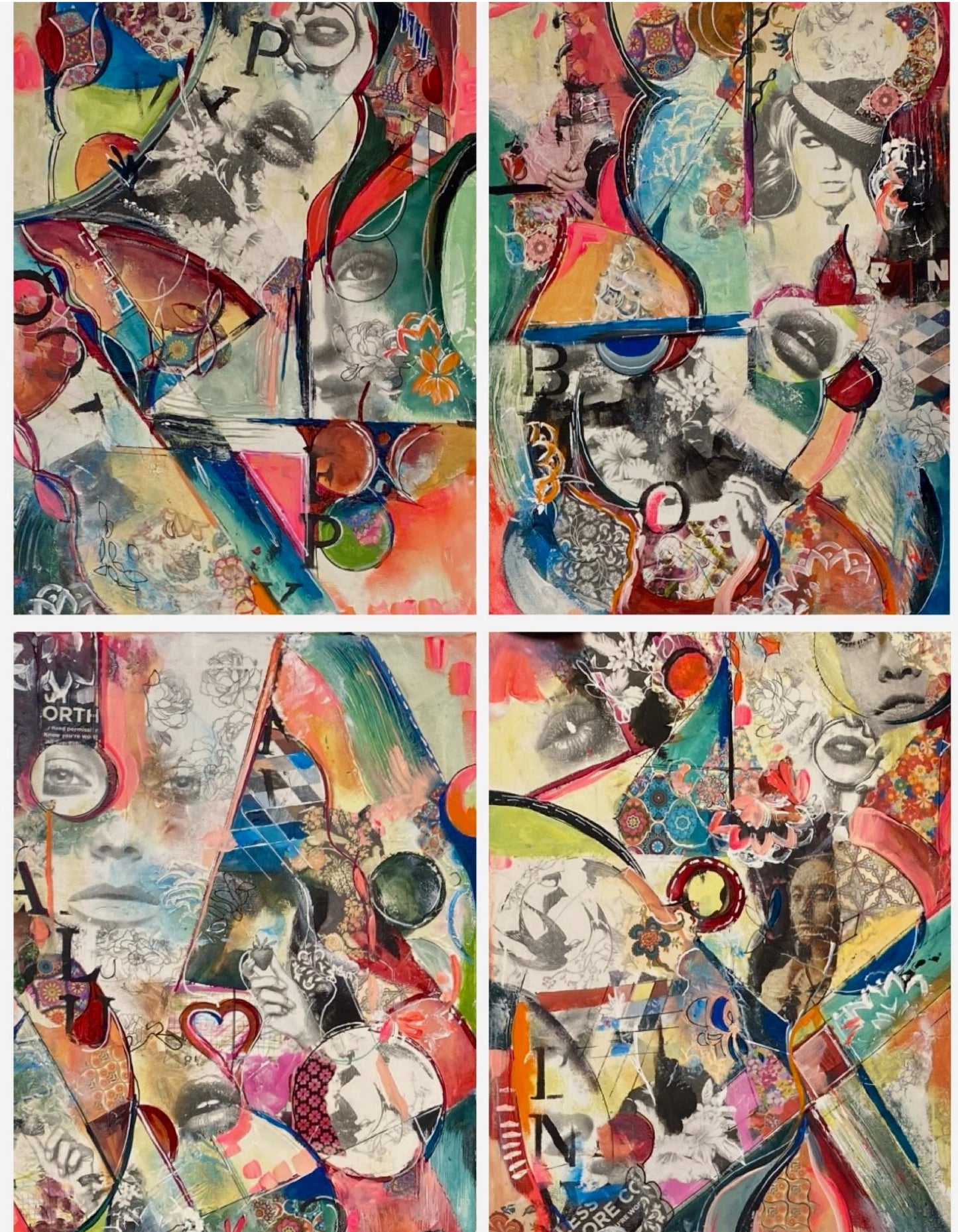 Les 4 oeuvres déconstruites à la manière de Marie-Josée