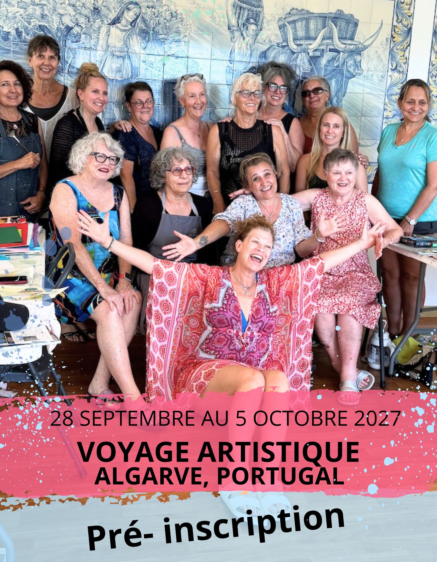 Pré-inscription - Voyage artistique en Algave-Portugal- septembre 2027