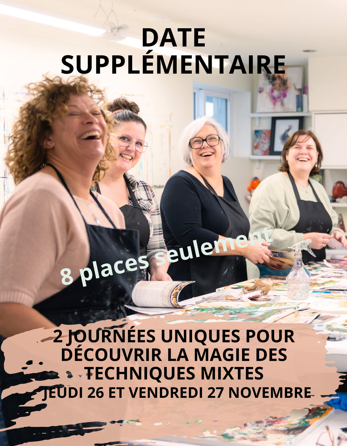 DATE SUPPLÉMENTAIRE : Atelier de 2 jours: Jeudi 26 et vendredi 27 novembre 2026