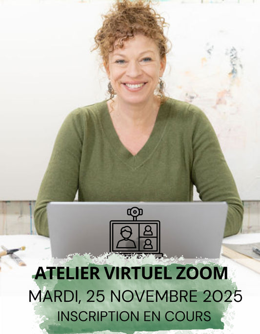 Soirée atelier zoom: mardi 25 novembre 2025