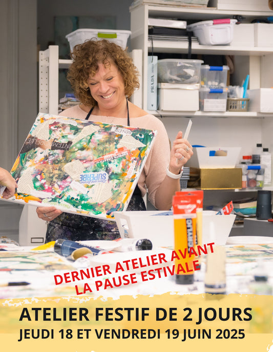 DERNIÈR ATELIER EN PRÉSENTIEL AVANT LA PAUSE ESTIVALE: Jeudi 18 et vendredi 19 juin