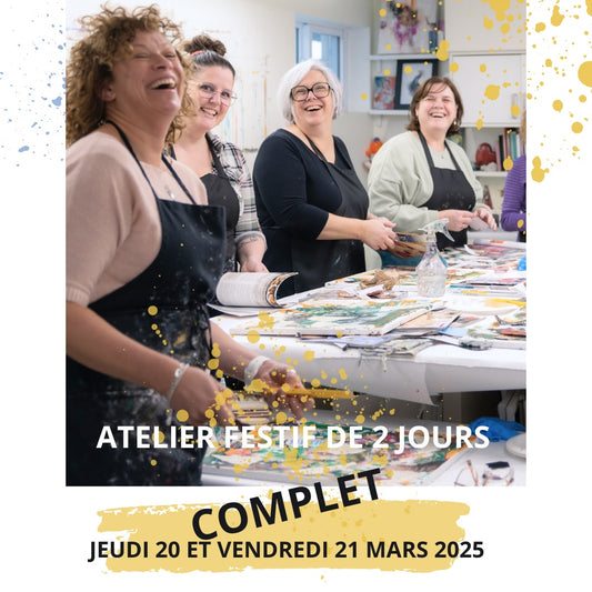 COMPLET: Atelier festif d'hiver:  jeudi 20 et vendredi 21 mars 2025