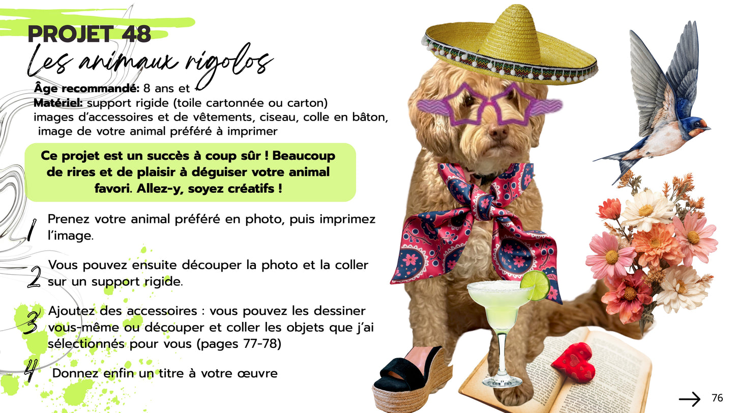 NOUVEAUTÉ: Ebook digital- 60 projets artistiques à explorer en famille