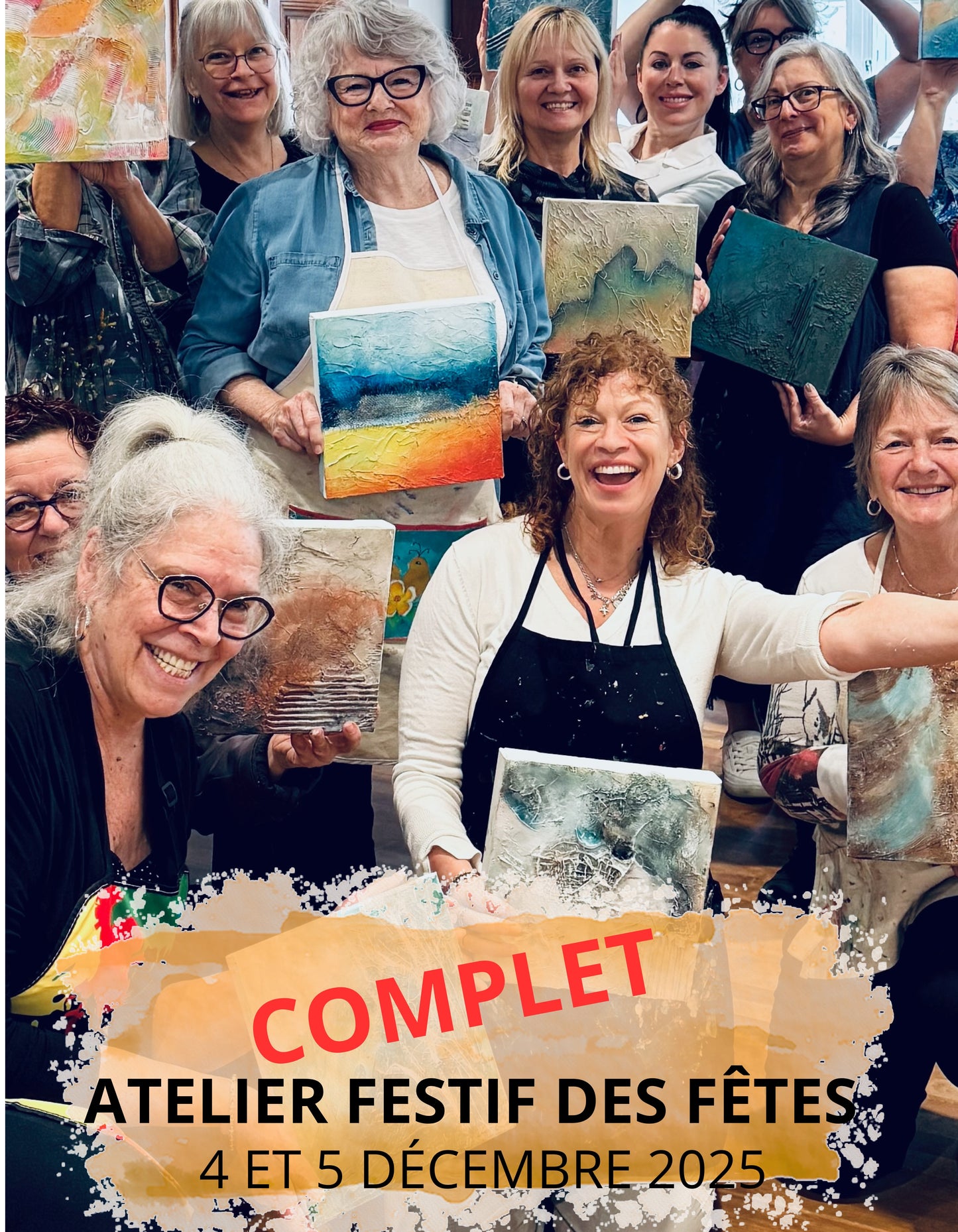 COMPLET: Atelier festif des Fêtes: 4 et 5 décembre 2025