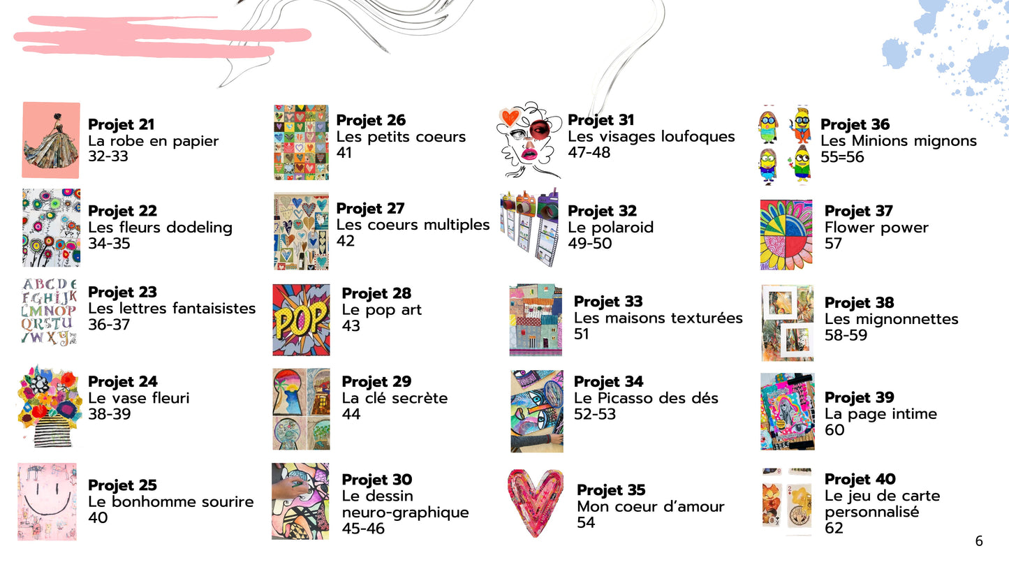 NOUVEAUTÉ: Ebook digital- 60 projets artistiques à explorer en famille