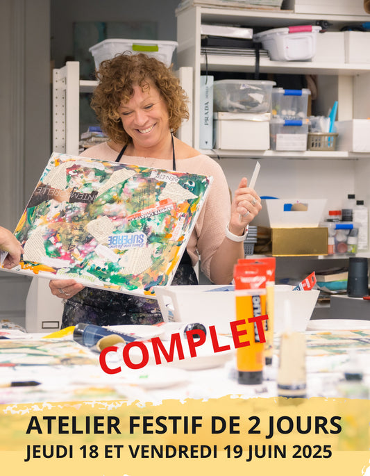 COMPLET: DERNIÈR ATELIER EN PRÉSENTIEL AVANT LA PAUSE ESTIVALE: Jeudi 18 et vendredi 19 juin