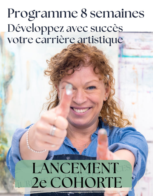 2e cohorte: Coaching et accompagnement de 8 semaines- Monétiser votre art pour une carrière artistique profitable et rentable (Copie)