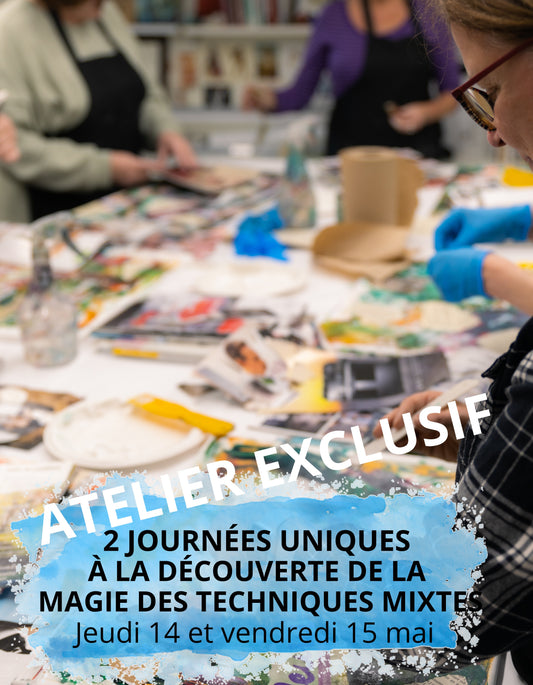 ATELIER UNIQUE ET EXCLUSIF: Jeudi 14 et vendredi 15 mai