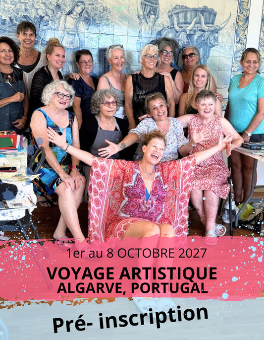Pré-inscription - Voyage artistique en Algave-Portugal- octobre 2027